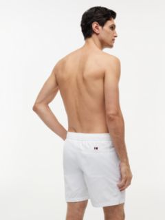 Tommy Logo 7" Swim Trunk — Optic White 4