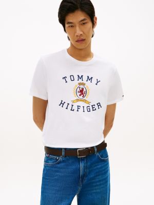 Hilfiger Crest Logo T-Shirt, Optic White