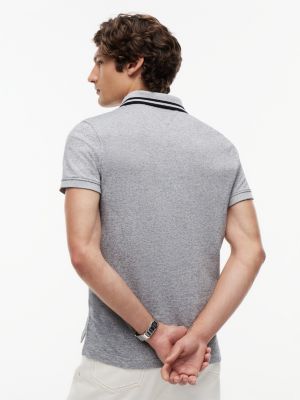 Мужские свитеры Tommy Hilfiger Slim Fit Heathered Polo — фото 4
