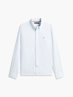 Regular Fit Striped TH Performance Shirt — Sky Blue/White Stripe 5