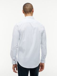 Regular Fit Striped TH Performance Shirt — Sky Blue/White Stripe 4