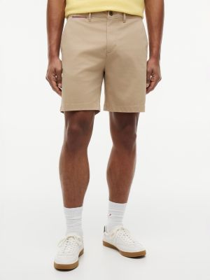 Regular Fit 7" Comfort Waist Tommy Short, Beige