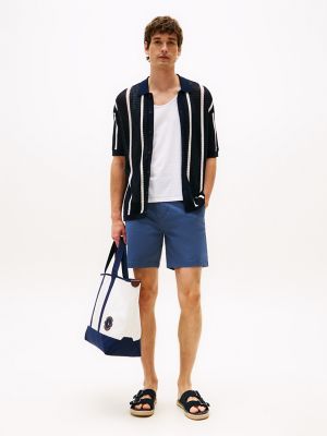 Regular Fit 7" Comfort Waist Tommy Short, Faded Indigo