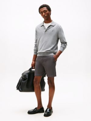 Regular Fit 7" Comfort Waist Tommy Short, Dark Ash