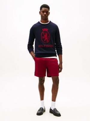 Regular Fit 7" Comfort Waist Tommy Short, Rouge