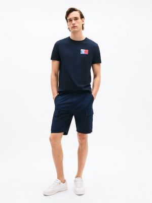 Garment-Dyed Cargo Short, Navy