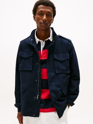 Twill Field Jacket, Navy