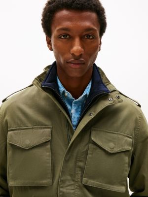 ジャケット・アウター MEMORY POLYESTER TWILL FOOTBALL TOP Twill Field Jacket | Tommy Hilfiger