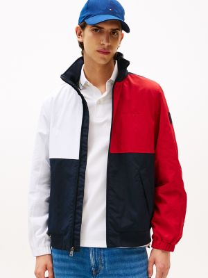 Archive Flag Regatta Jacket, Navy/Red/White Colorblock