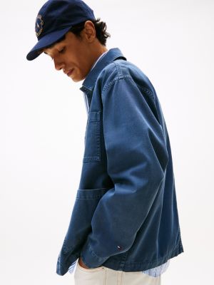 Lightweight Cotton-Linen Shirt Jacket | Tommy Hilfiger USA