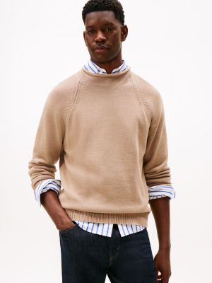 Rollneck Sweater, Safari Canvas