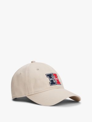 Colorblock Logo Baseball Cap, Stone