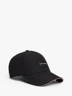 Logo Patch Baseball Cap, Deep Black