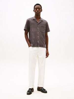 Waffle-Texture Camp Shirt | Tommy Hilfiger