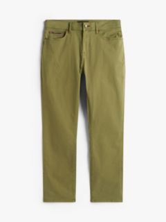 Garment Washed Straight 5-Pocket Pant — Uniform Olive 5