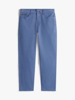 Garment Washed Straight 5-Pocket Pant — Faded Indigo 5