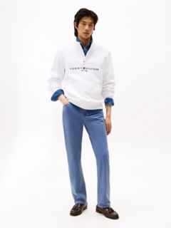 Garment Washed Straight 5-Pocket Pant — Faded Indigo 2