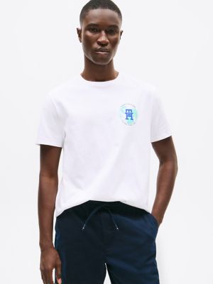 Tommy Palms Logo T-Shirt, Optic White
