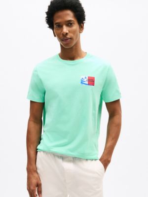 Tommy Island Graphic T-Shirt, Miami Aqua