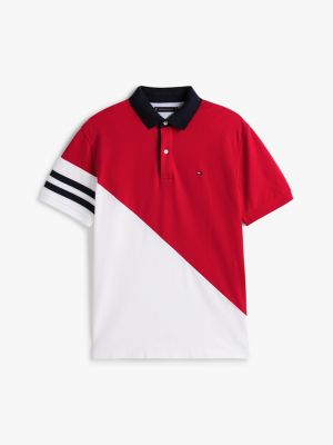Regular Fit Diagonal Colorblock Polo Tommy Hilfiger