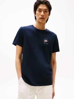 Nautical Flag Graphic T-Shirt, Navy
