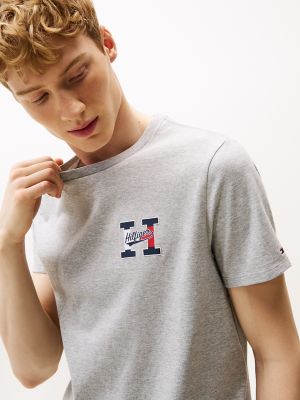 Hilfiger Sport Logo T-Shirt, Grey Heather