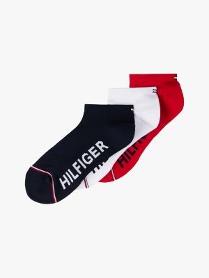 Hilfiger Sport Ankle Sock 3-Pack, Navy / Multi