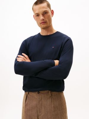 Long-Sleeve Everyday T-Shirt, Navy