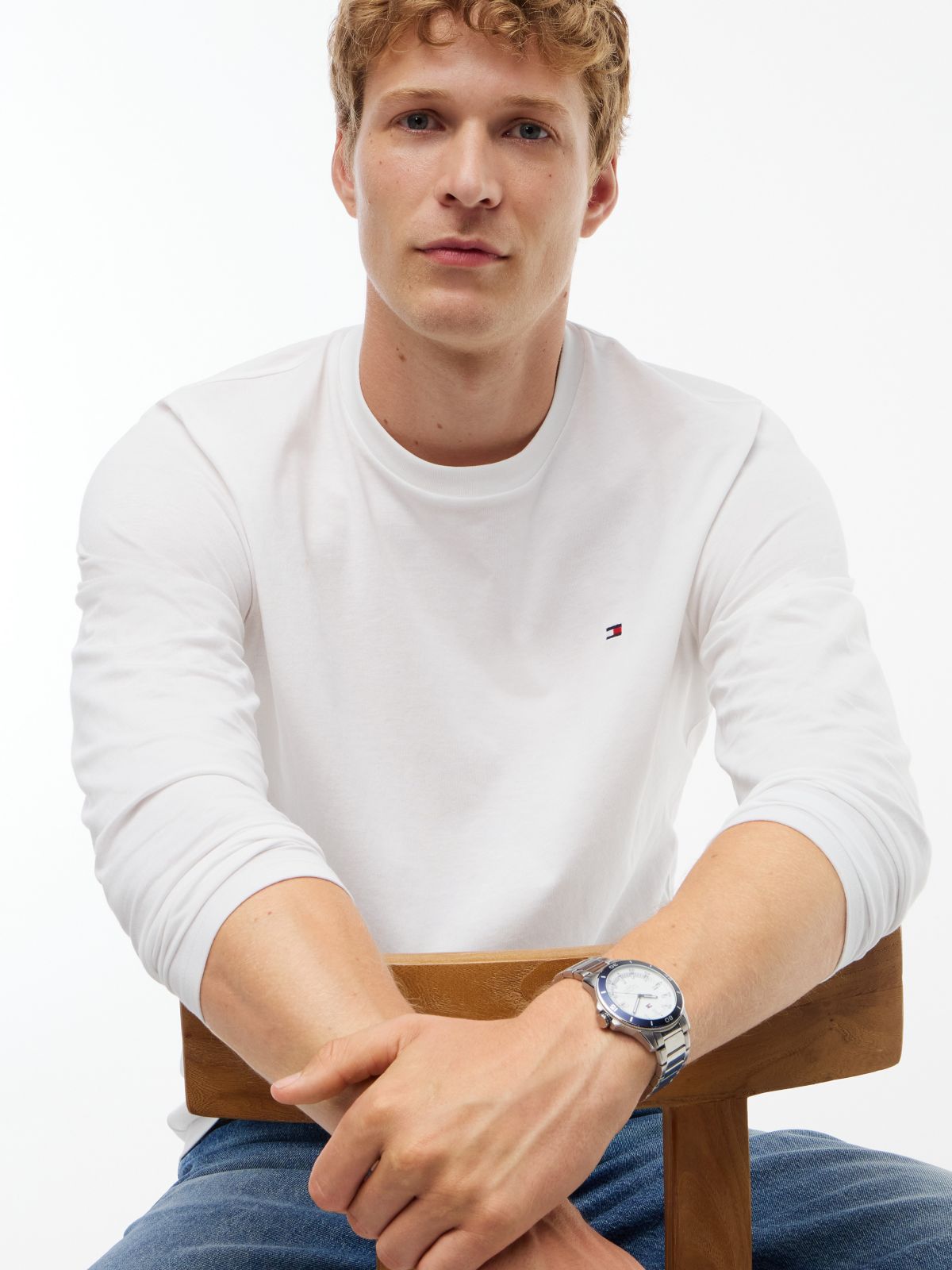 Long-Sleeve Everyday T-Shirt — White