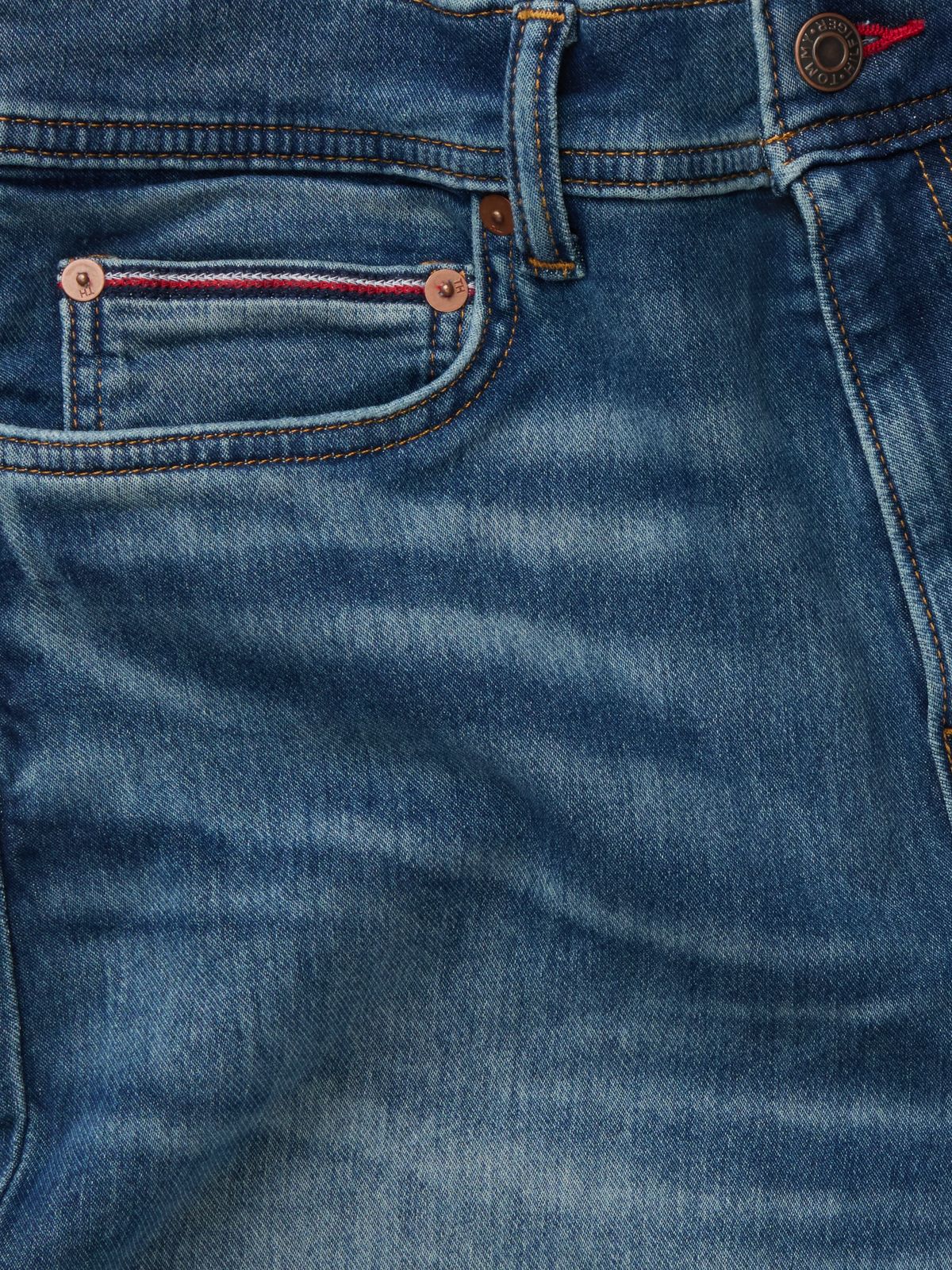 THFlex Knit Denim Slim Jean — Dark Medium Wash
