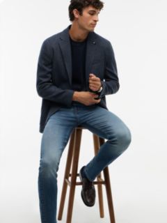 THFlex Knit Denim Slim Jean — Dark Medium Wash 6