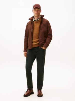 Garment-Dyed Straight Jean, Deep Evergreen Garment Dye