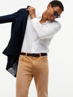 Garment-Dyed Straight Jean — Vintage Brass Gmt Dye 5