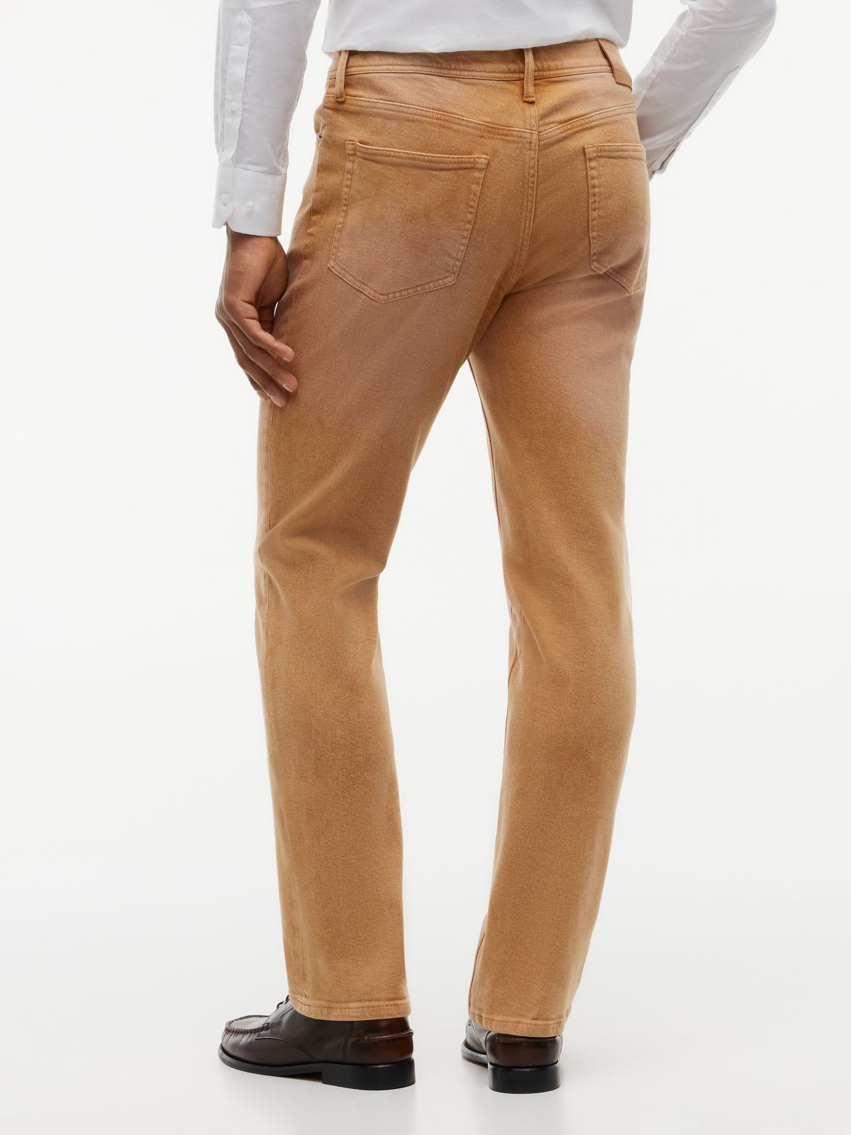 Garment-Dyed Straight Jean — Vintage Brass Gmt Dye