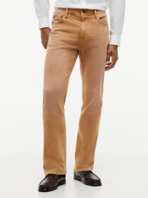 Garment-Dyed Straight Jean, Vintage Brass Gmt Dye