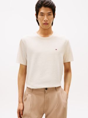 Heavyweight Crewneck T-Shirt, Beige Heather