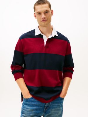 Classic Rugby Polo, Rouge