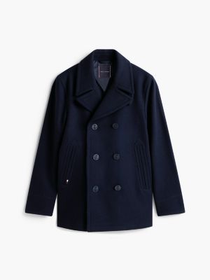 Мужские куртки Tommy Hilfiger Classic Wool-Blend Peacoat — фото 6