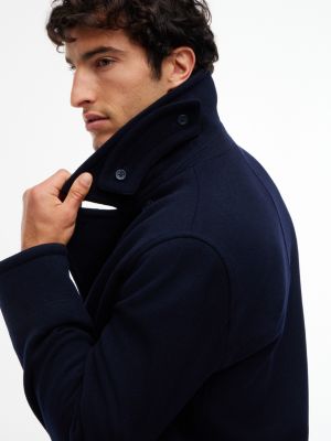Мужские куртки Tommy Hilfiger Classic Wool-Blend Peacoat — фото 3