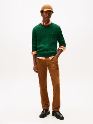 Straight Fit Stretch Corduroy Pant, Highland Khaki