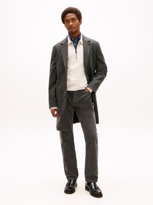 Straight Fit Stretch Corduroy Pant, Dark Ash