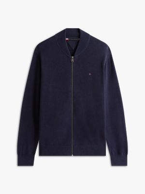 トミー Cotton Zip Baseball Cardigan | Tommy Hilfiger