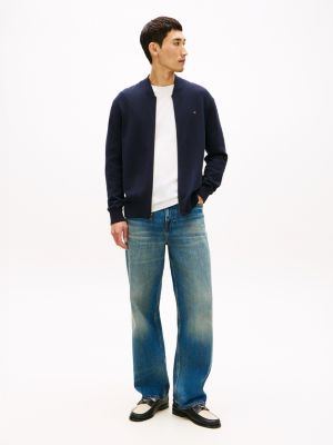 Cotton Zip Baseball Cardigan | Tommy Hilfiger