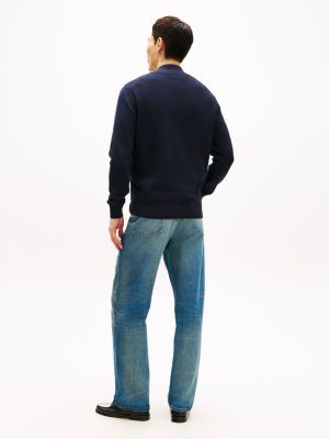 Cotton Zip Baseball Cardigan | Tommy Hilfiger