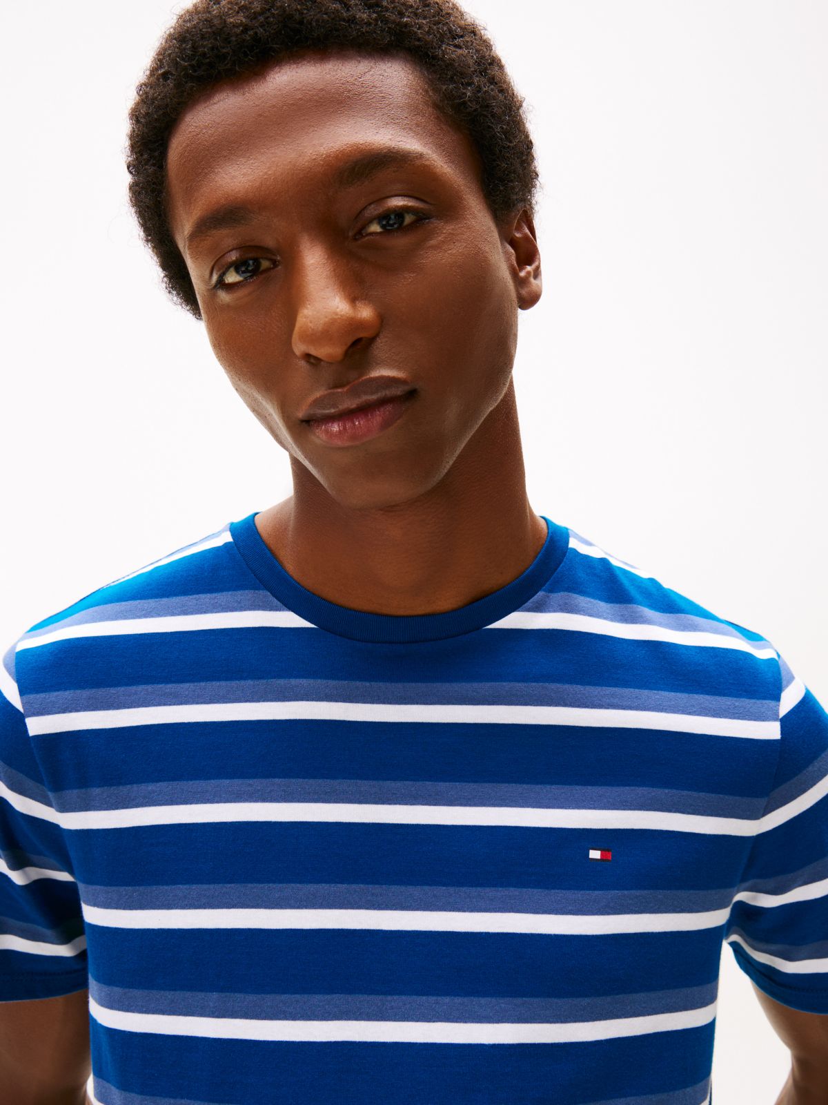 Stripe Everyday T-Shirt — Deep Indigo/White Stripe