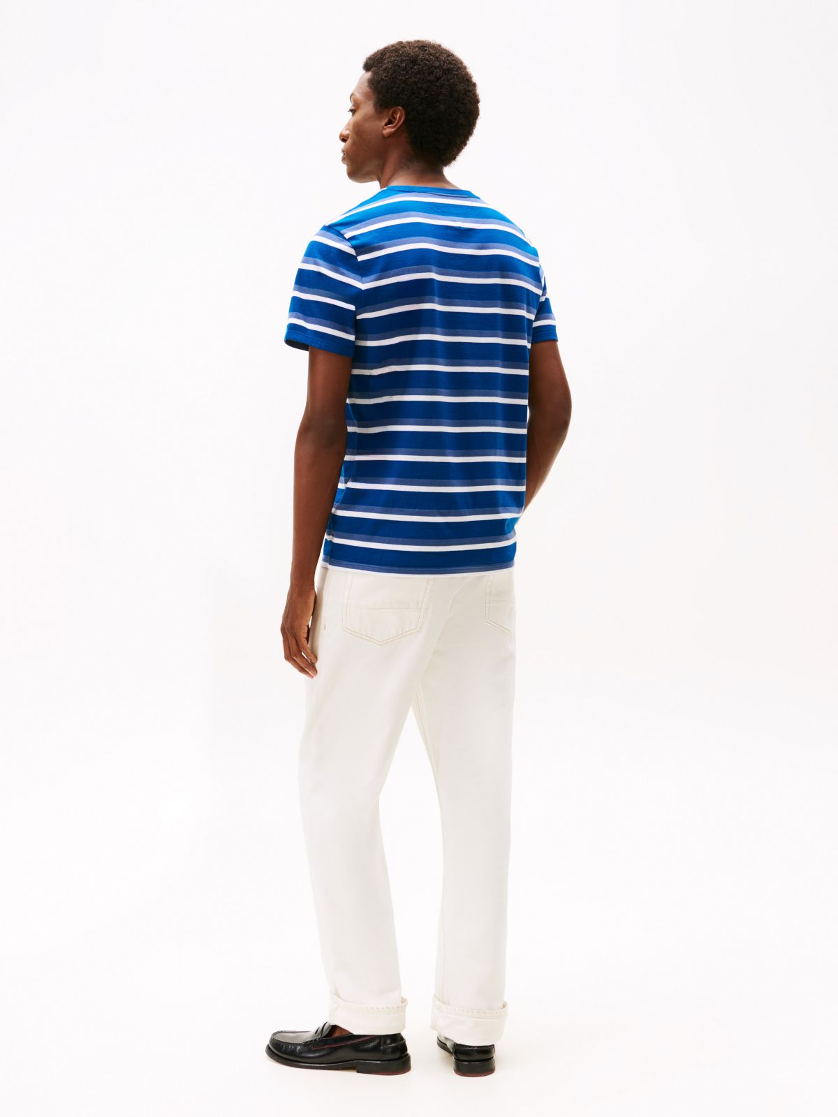 Stripe Everyday T-Shirt — Deep Indigo/White Stripe