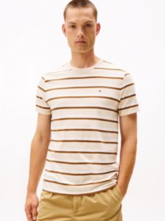 Stripe Everyday T-Shirt — Beige/Brown Stripe 1