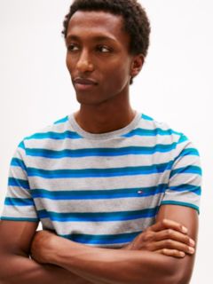 Stripe Everyday T-Shirt — Grey/Blue Stripe 2