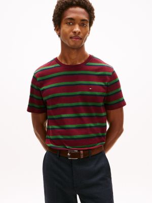 Stripe Everyday T-Shirt, Deep Rouge Stripe