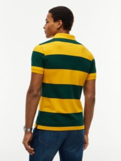 Slim Fit Rugby Stripe Polo — Countryside Yellow 4